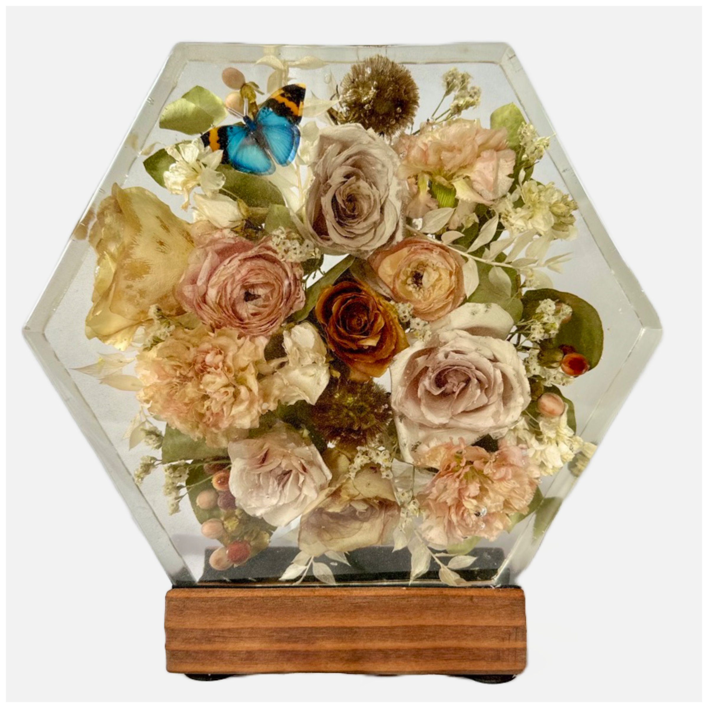 Flower Preservation in Resin/ Resin Flower Keepsake/ Preserved